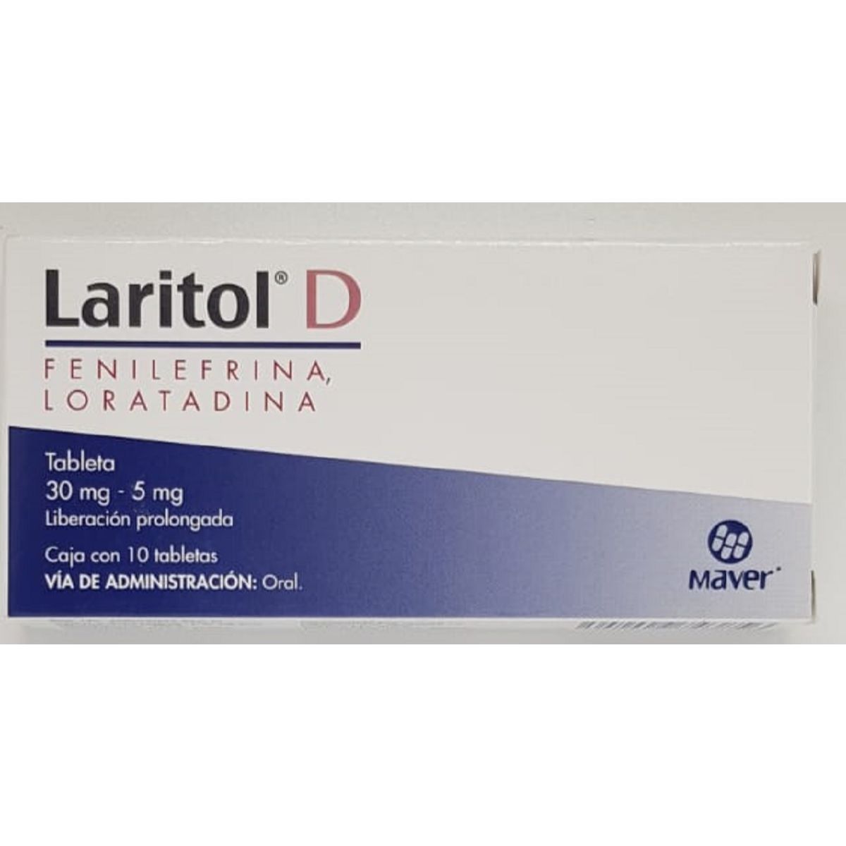 LARITOL D TABLETAS LP C/10 (GI)