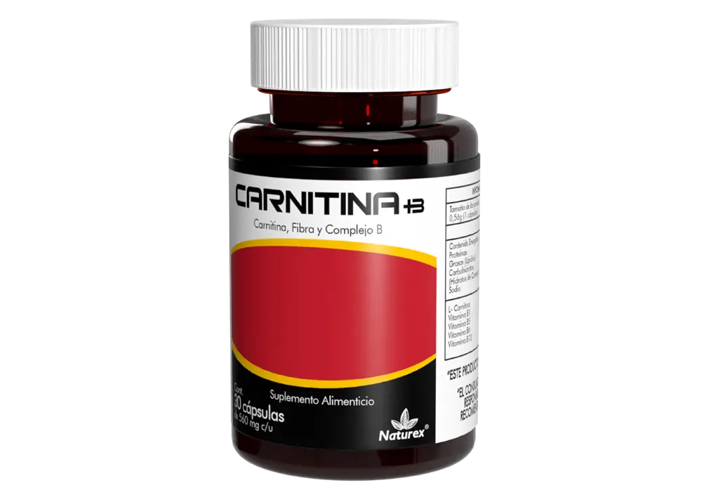 CARNITINA NATUREX 500MG CAPSULAS C/30 (GI)