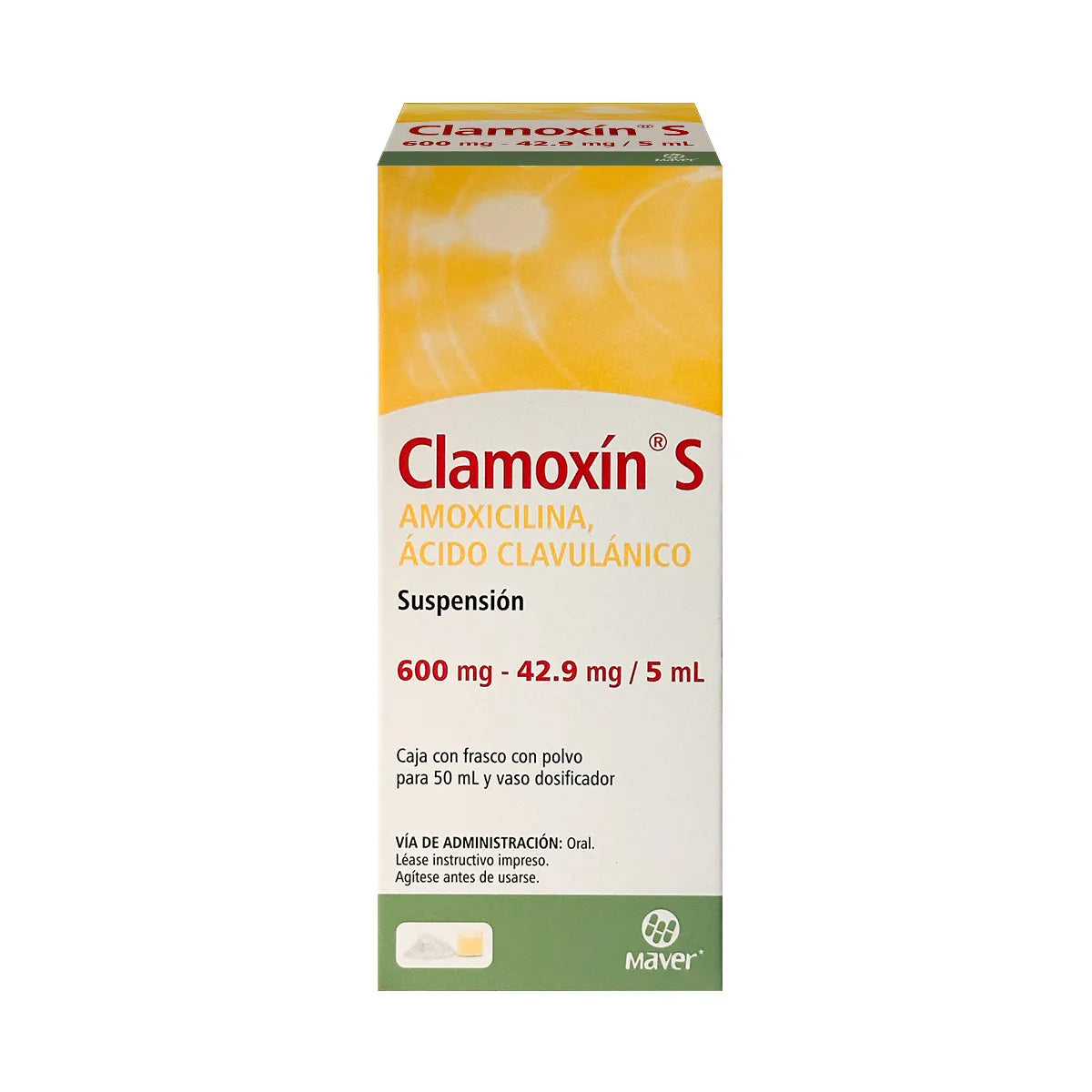 CLAMOXIN S 600/42.9MG SUSPENSION 50ML (GI)