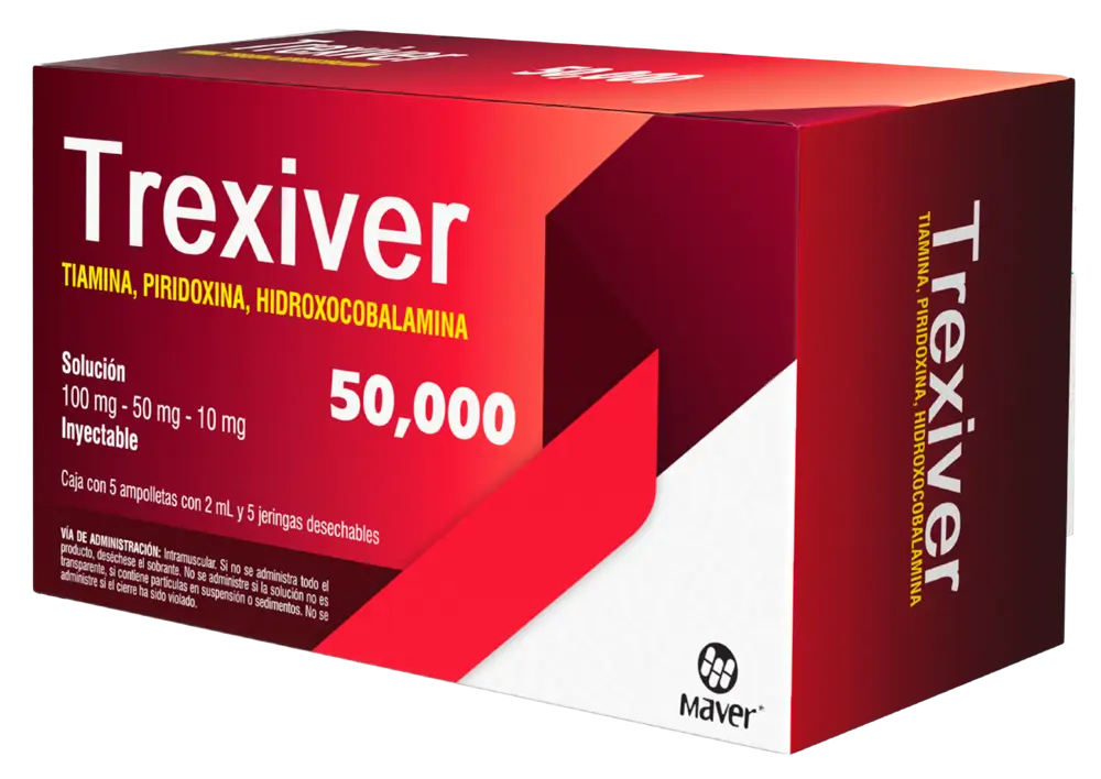 TREXIVER 50 000 SOLUCION INYECTABLE C/5 (GI)