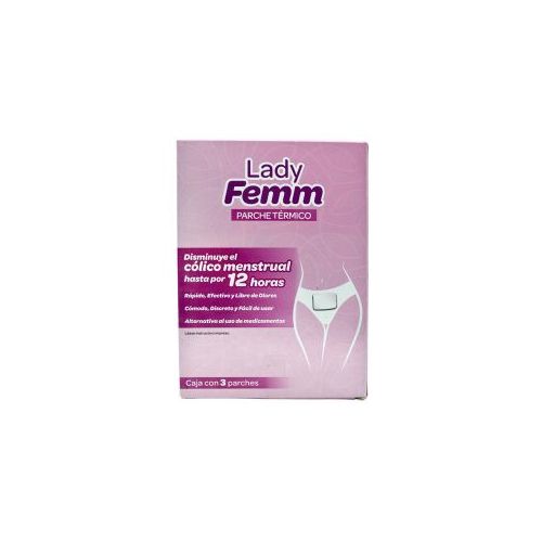 LADY FEMM PARCHE TÉRMICO C/3