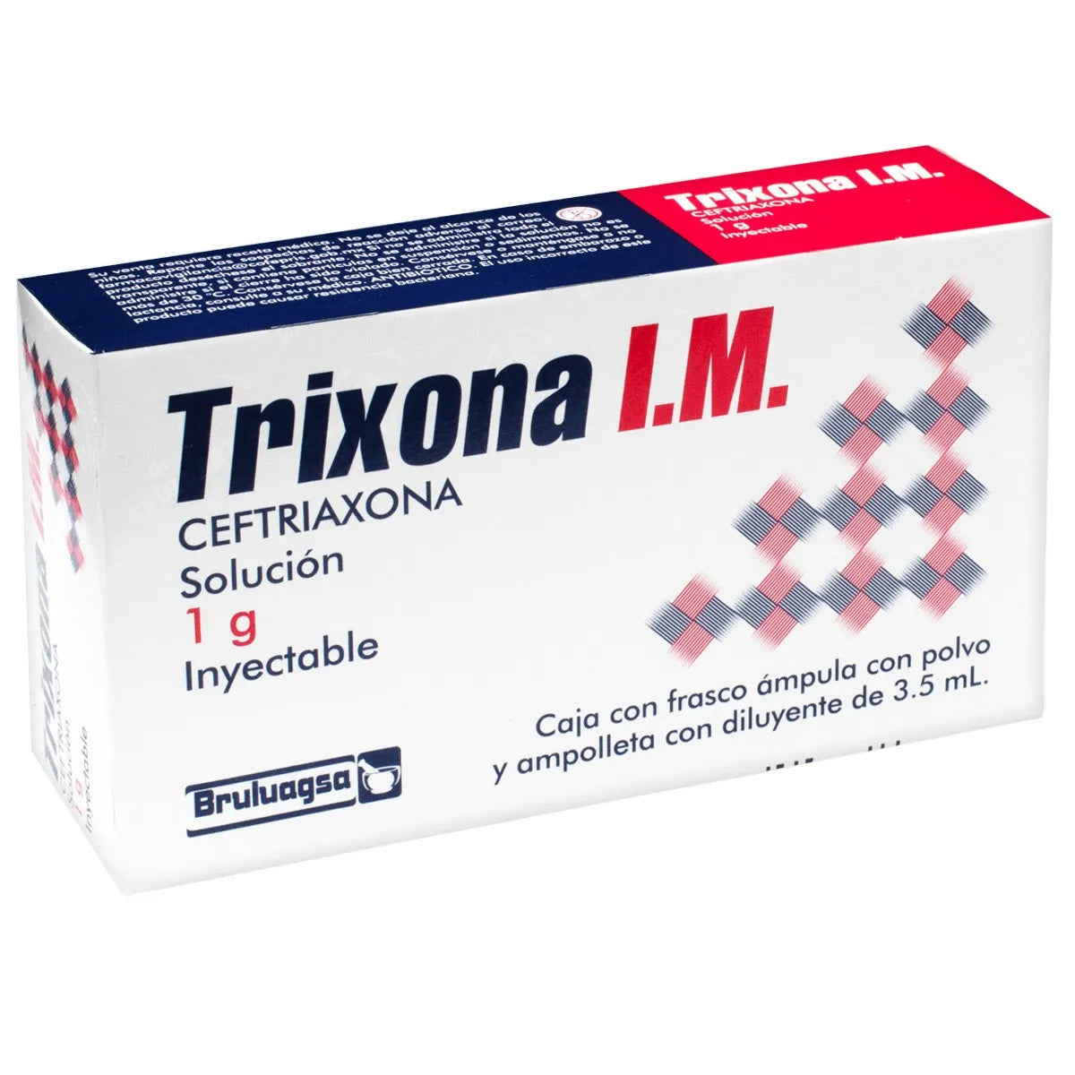 TRIXONA IM 500MG INYECTABLE C/1 (GI)