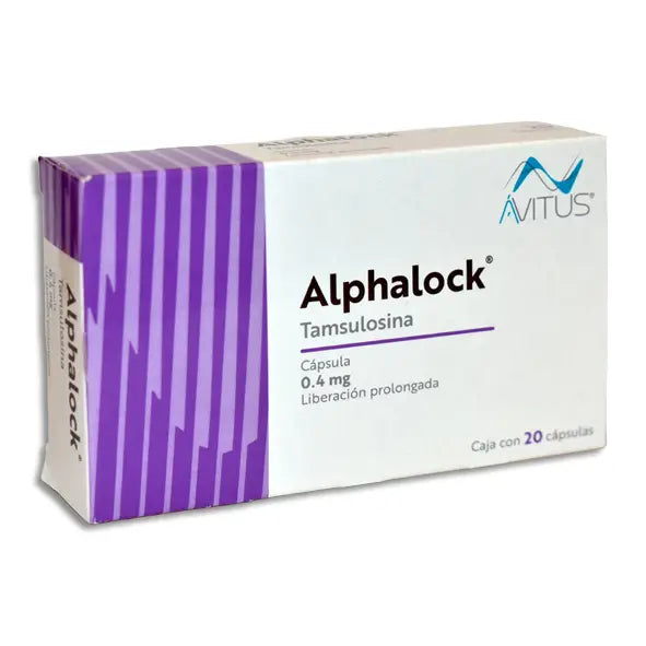 ALPHALOCK  AVITUS 0.4MG CAPS LP C/20 (GI)