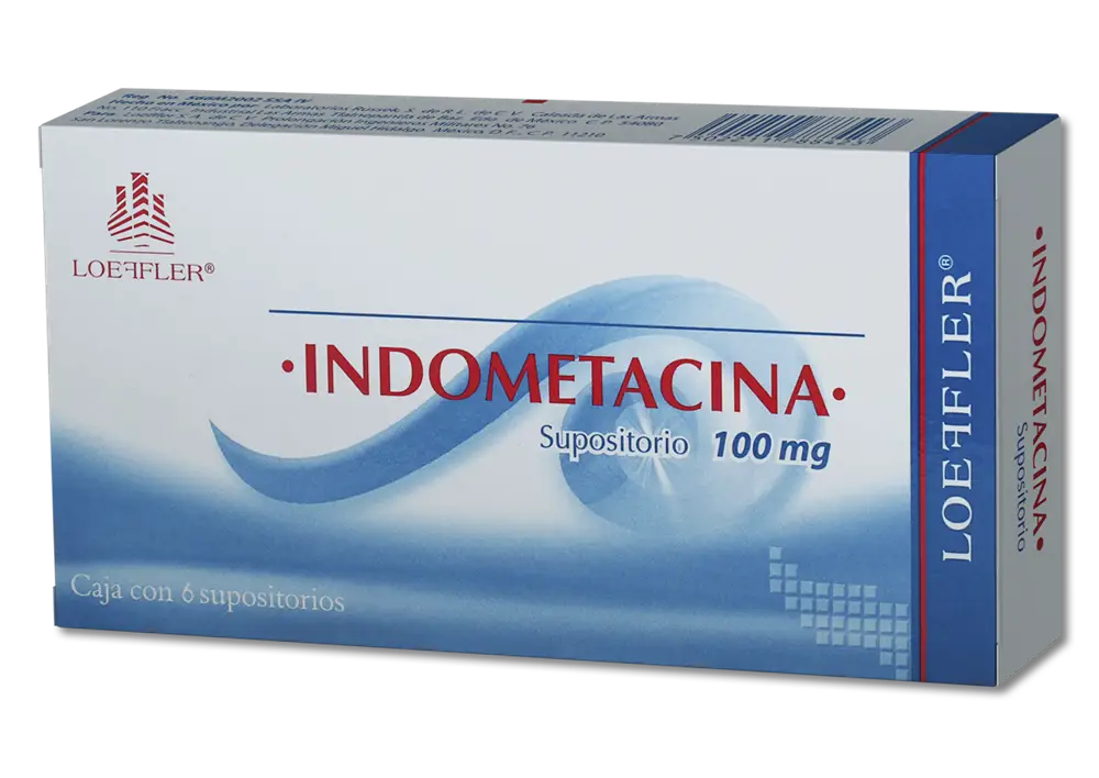 INDOMETACINA LOEFFLER 100MG SUPOSITORIOS C/6 (GI)