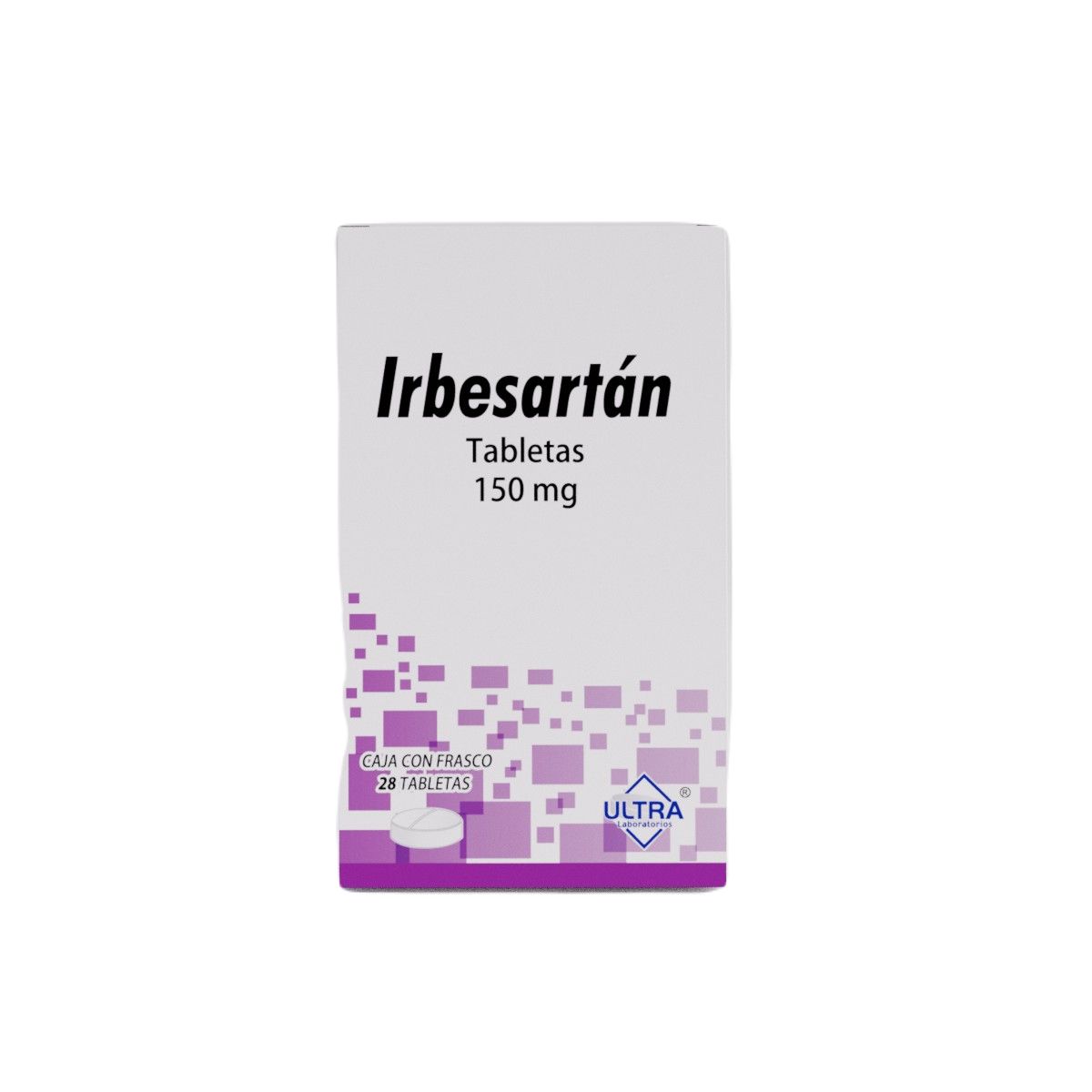 IRBESARTAN ULTRA 150MG TABLETAS C/28 (GI)
