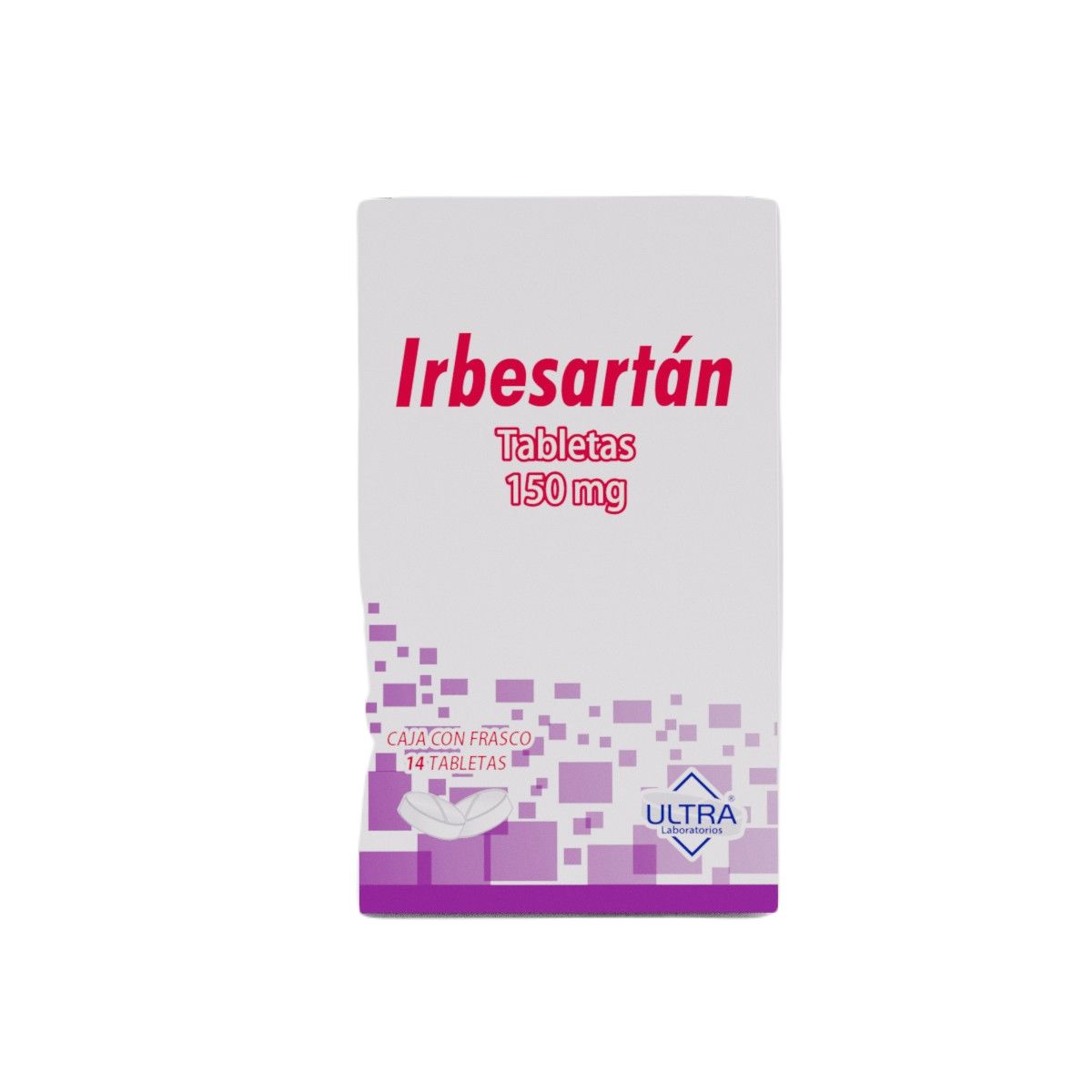 IRBESARTAN ULTRA 150MG TABLETAS C/14 (GI)