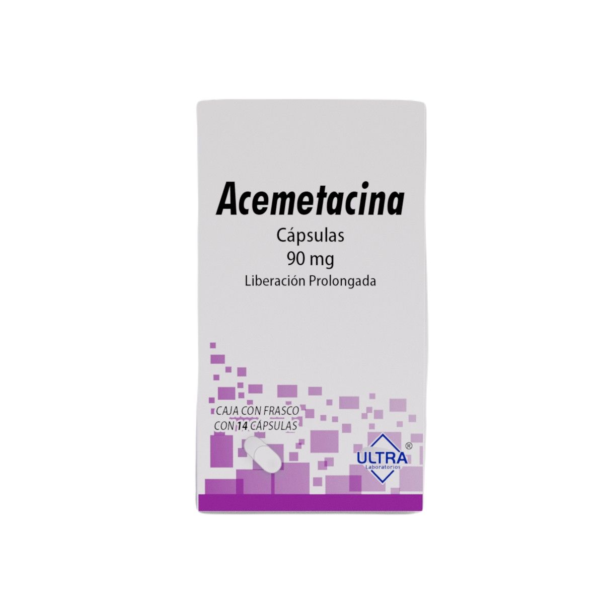ACEMETACINA ULTRA 90MG CAPSULAS LP C/14 (GI)
