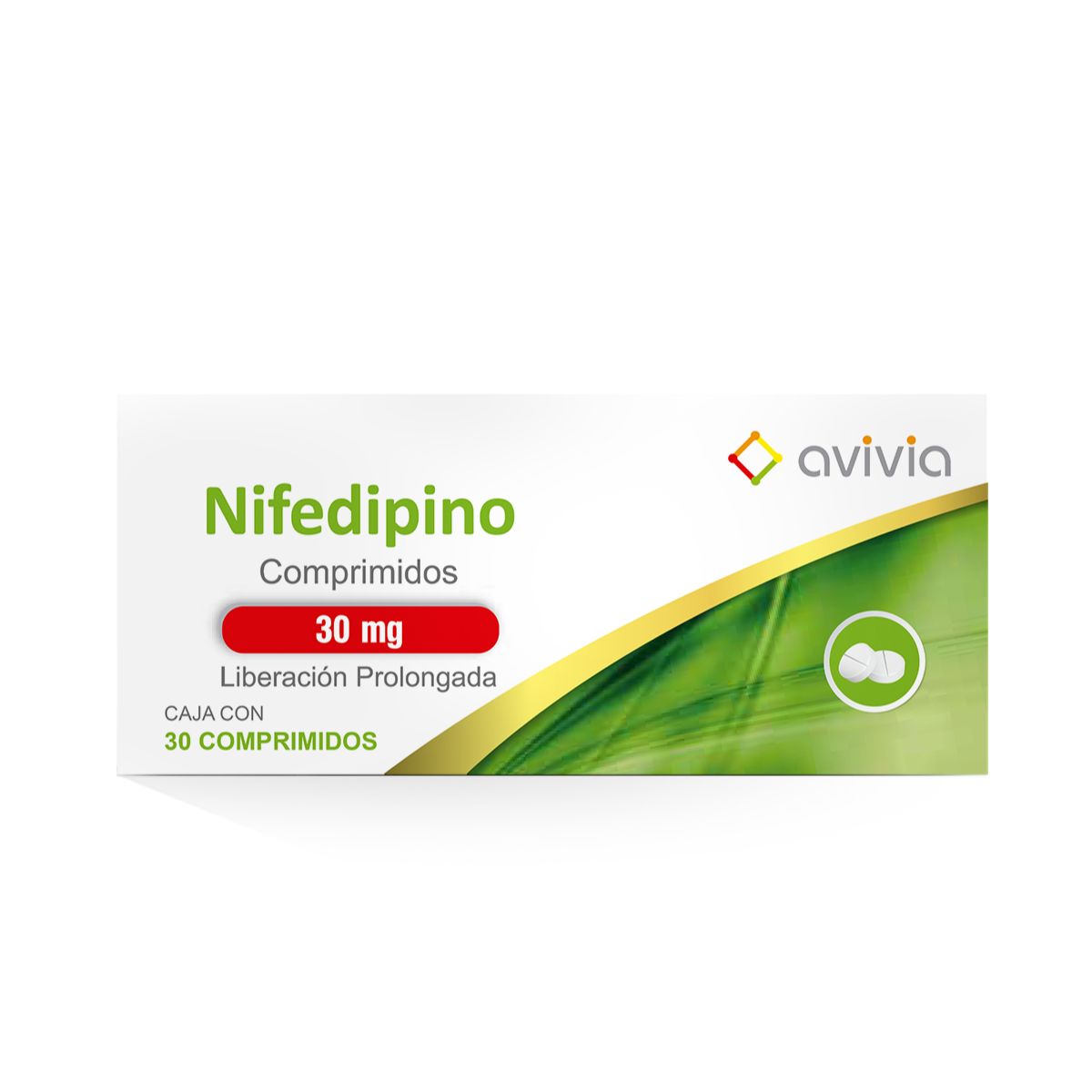 NIFEDIPINO AVIVIA 30MG COMPRIMIDOS C/30 (GI)