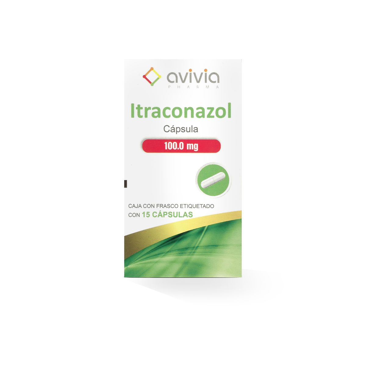 ITRACONAZOL AVIVIA 100MG CAPSULAS C/15 (GI)