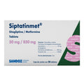 SIPTATINMET 50/850MG TAB C/28