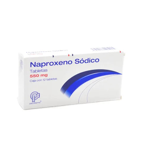 NAPROXENO SODICO ALPHARMA 550MG TABLETAS C/12 (GI)