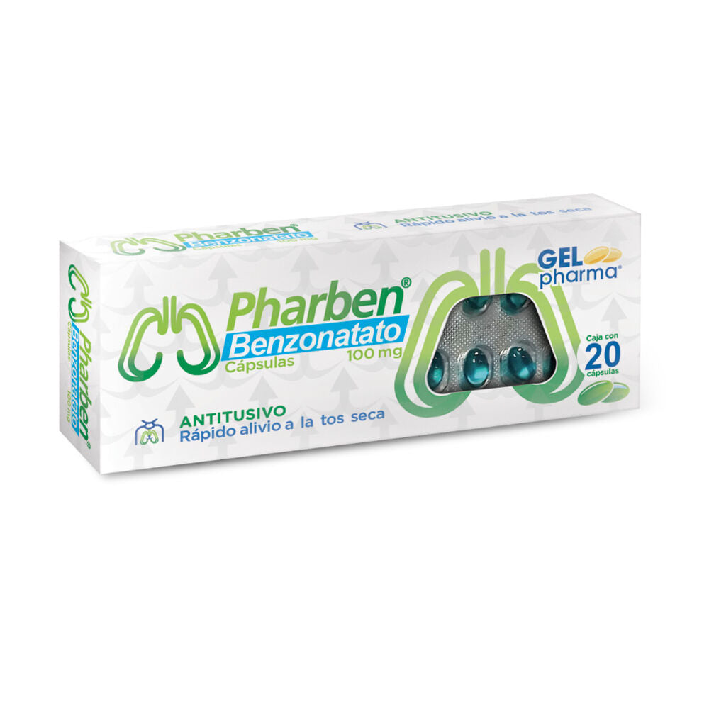 PHARBEN 100MG CAPSULAS C/20 (GI)
