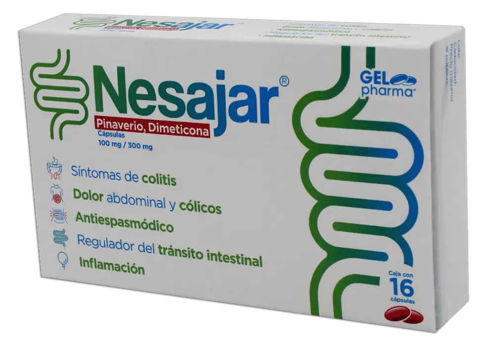 NESAJAR 100/300MG CAPSULAS C/16 (GI)