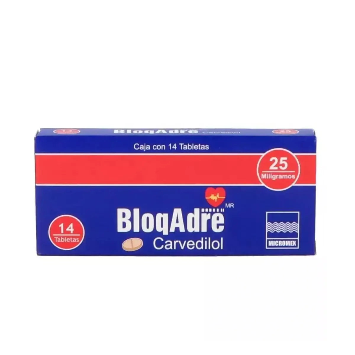 BLOQADRE 25MG TABLETAS C/14 (GI)