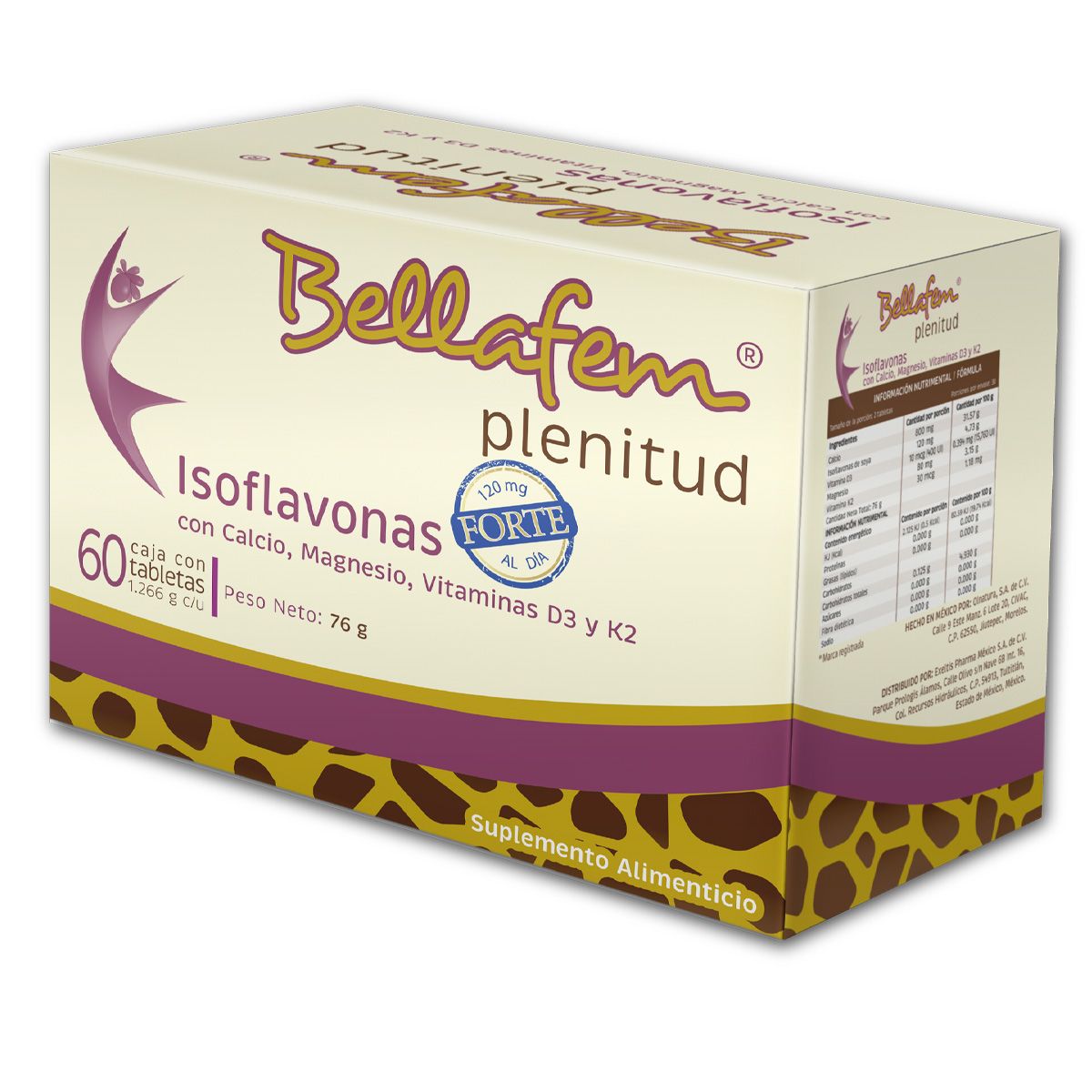 BELLAFEM PLENITUD TABLETAS C/60 *