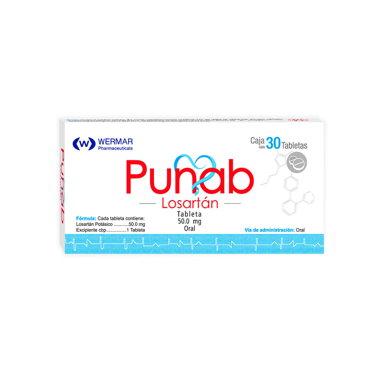 PUNAB 50MG TABLETAS C/30 (GI)