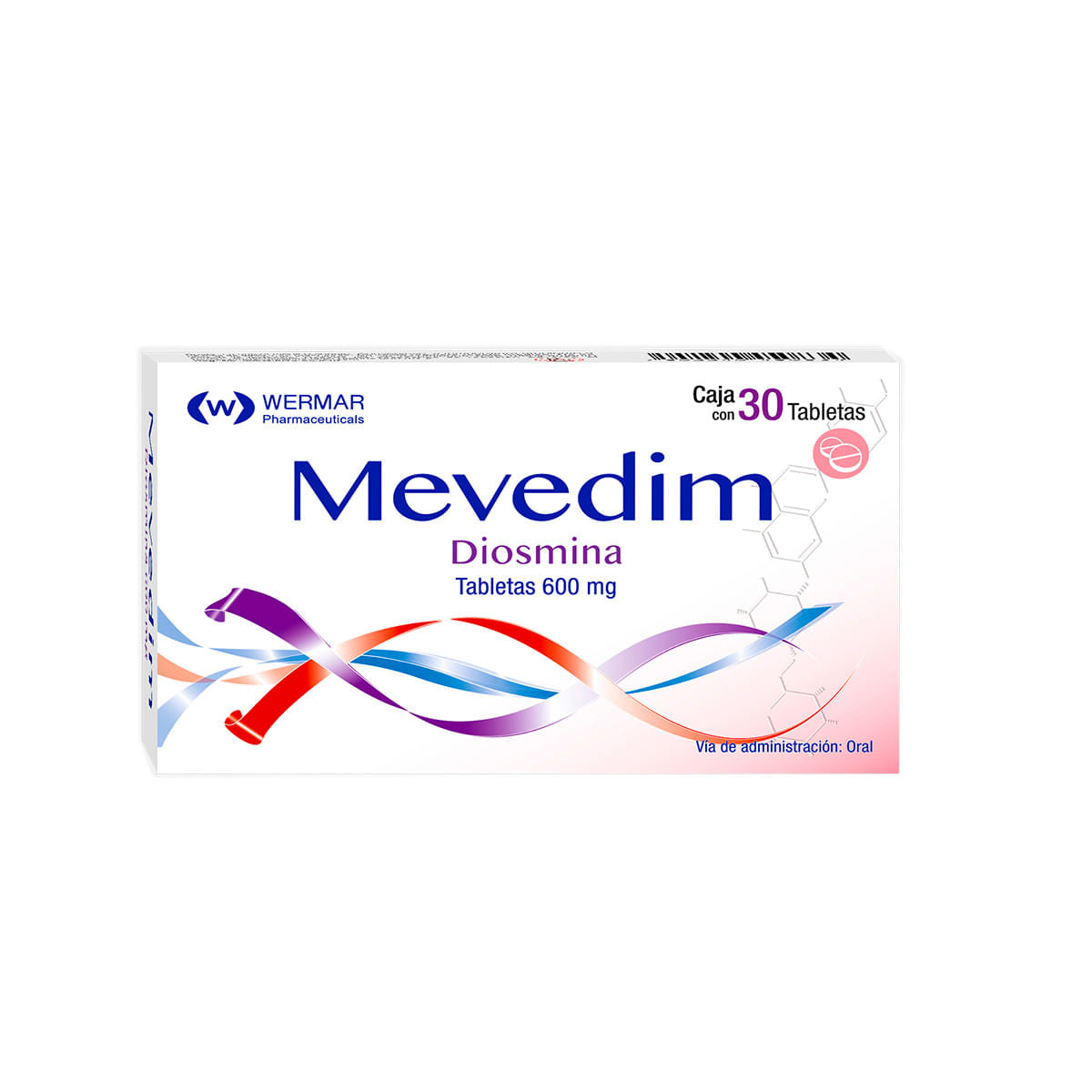 MEVEDIM 600MG TABLETAS C/30 (GI)