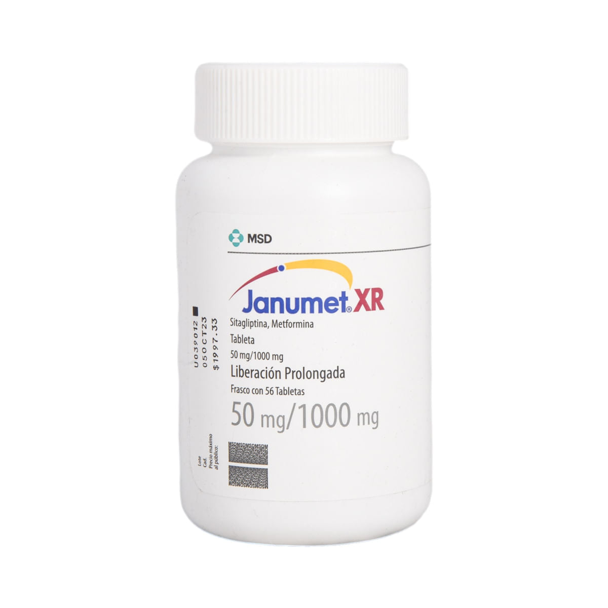 JANUMET XR 50/1000MG TABLETAS C/56