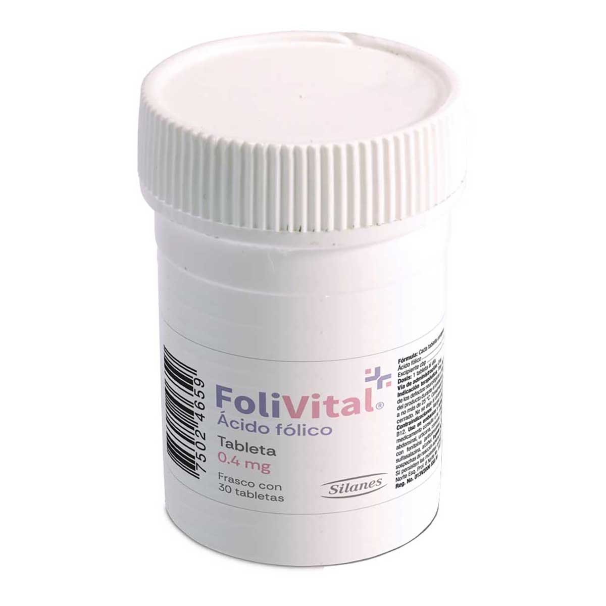 FOLIVITAL 0.4 MG TABLETAS C/30