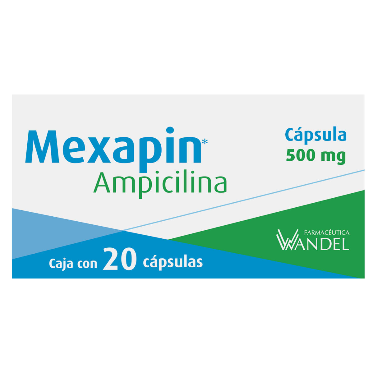 MEXAPIN 500MG CAPSULAS C/20 (GI)