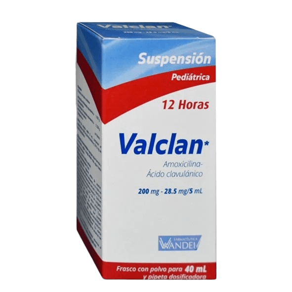 VALCLAN 200/28.5MG SUSPENSION 40ML (GI)