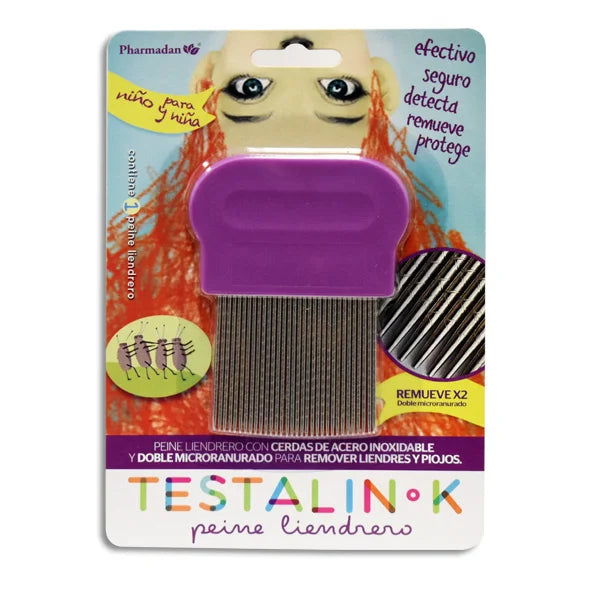 PEINE SACA PIOJOS TESTALIN-K C/1