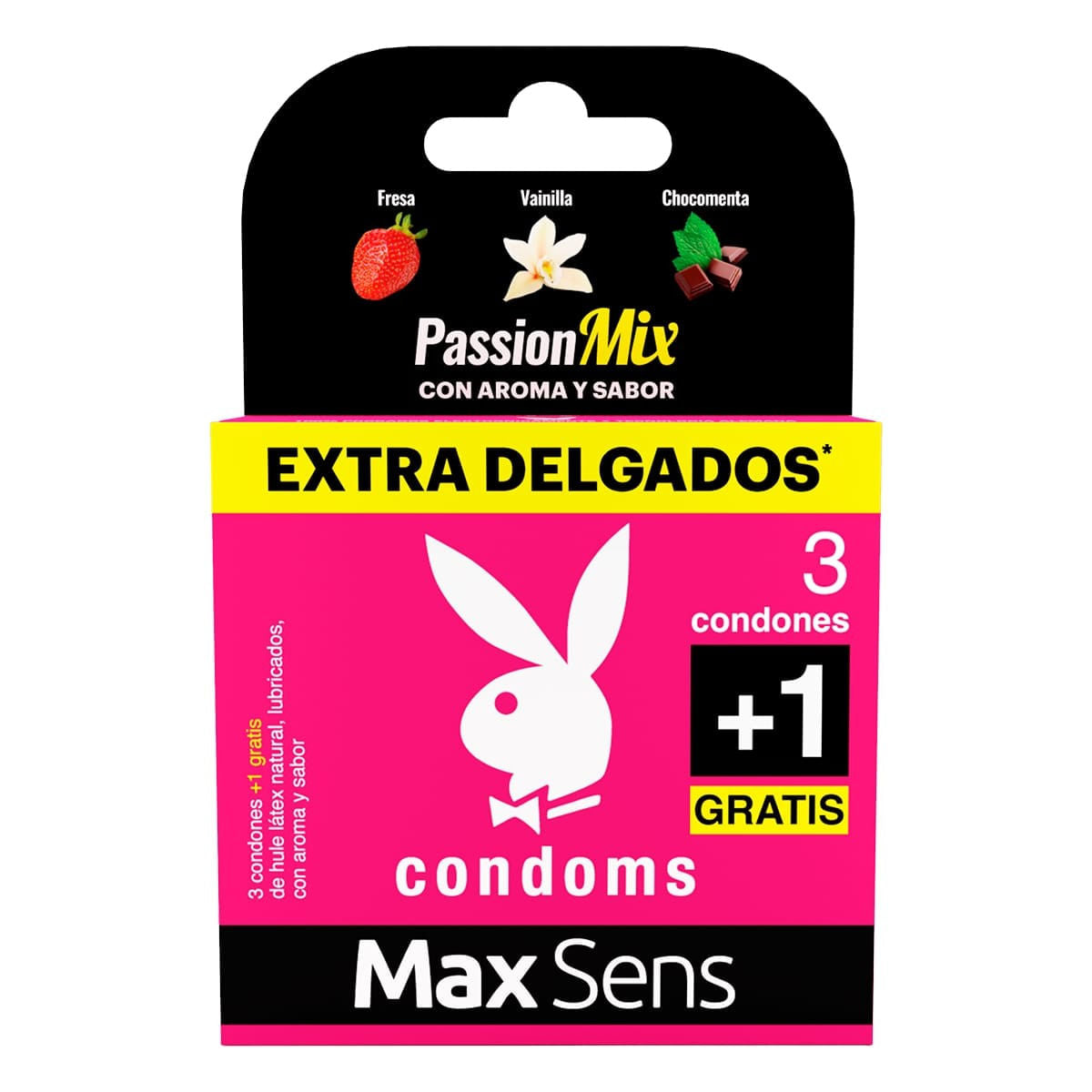PRESERVATIVO PLAYBOY PASSION MIX C/3