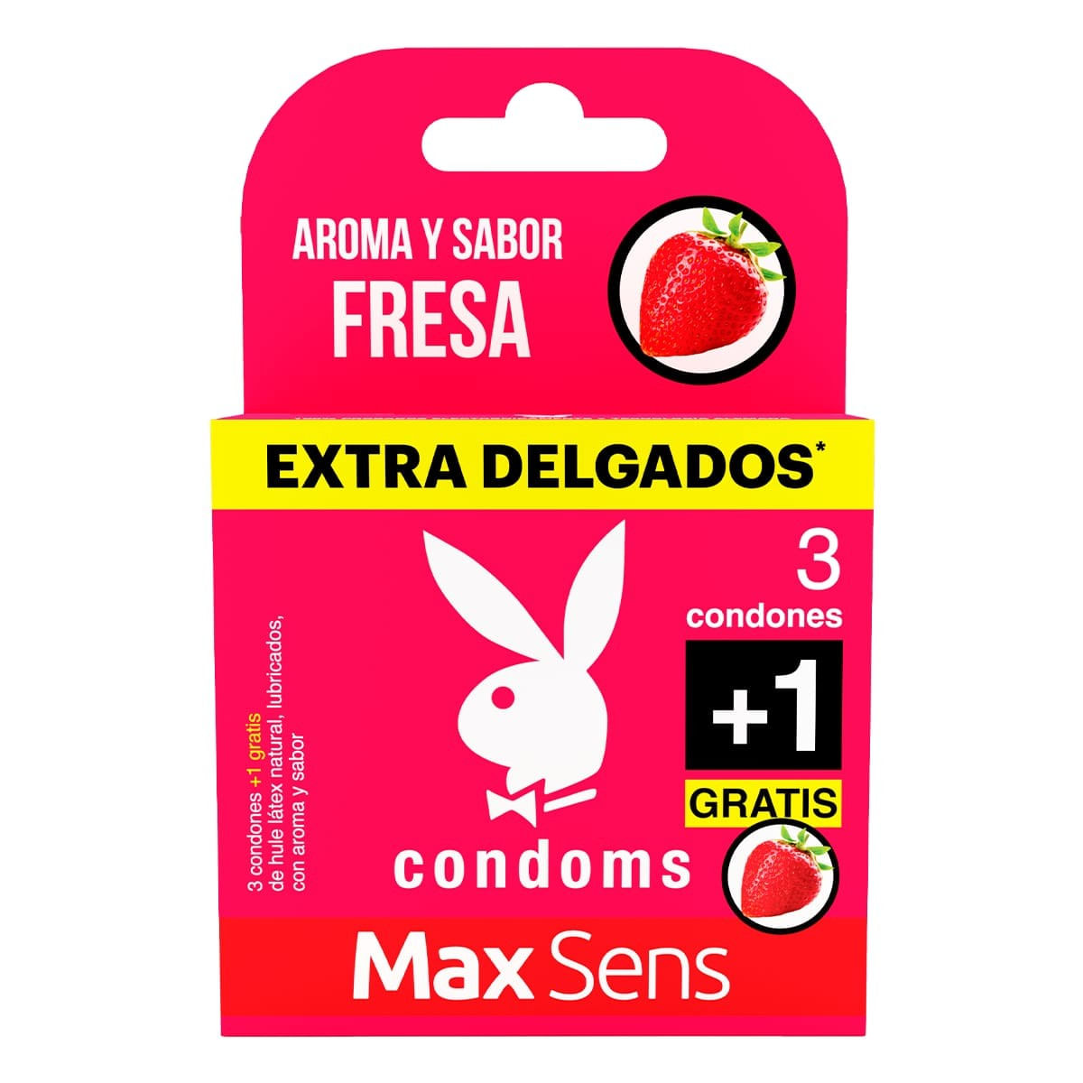 PRESERV PLAYBOY FRESA C/3