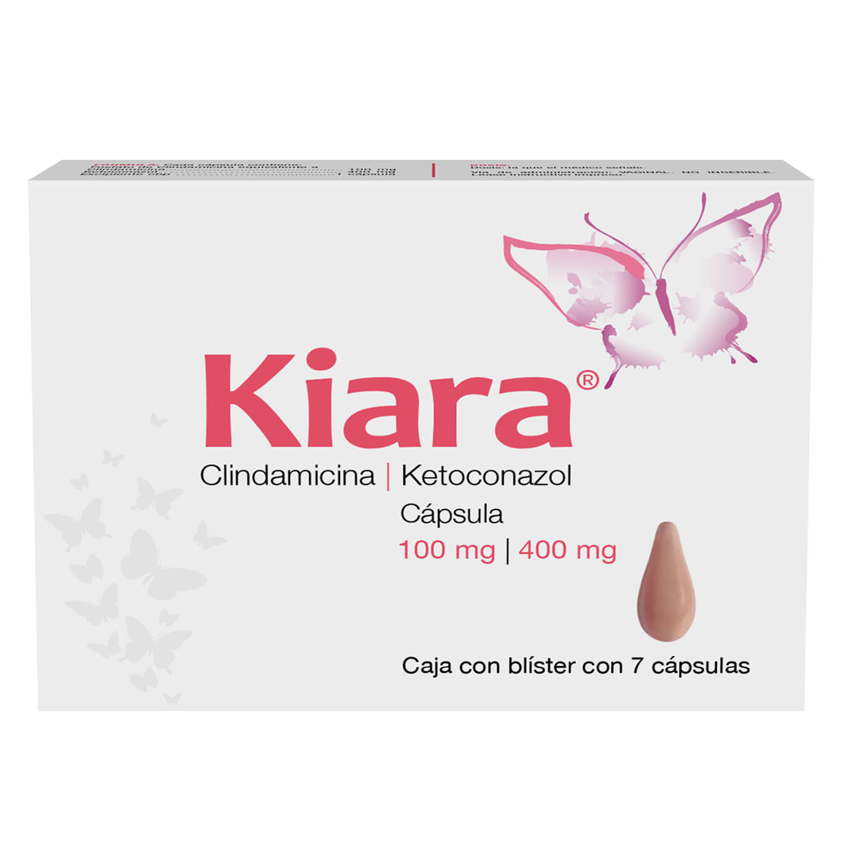 KIARA 100/400MG CAPSULAS VAGINALES C/7 (GI)