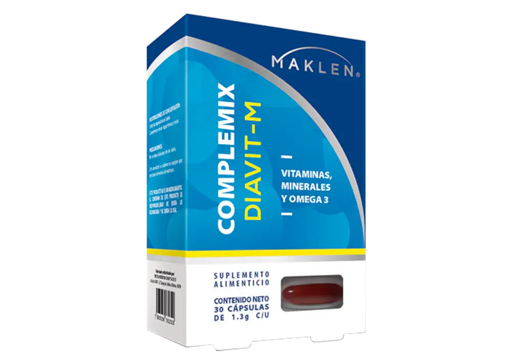 COMPLEMIX DIAVIT-M 1.3 G CAPS C/30 *