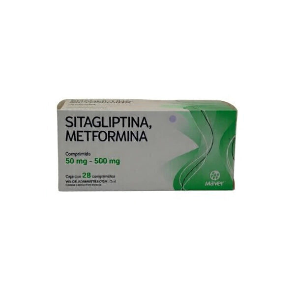 SITAGL/METF MAVER 50/500MG COMPRIMIDOS C/28 (GI)