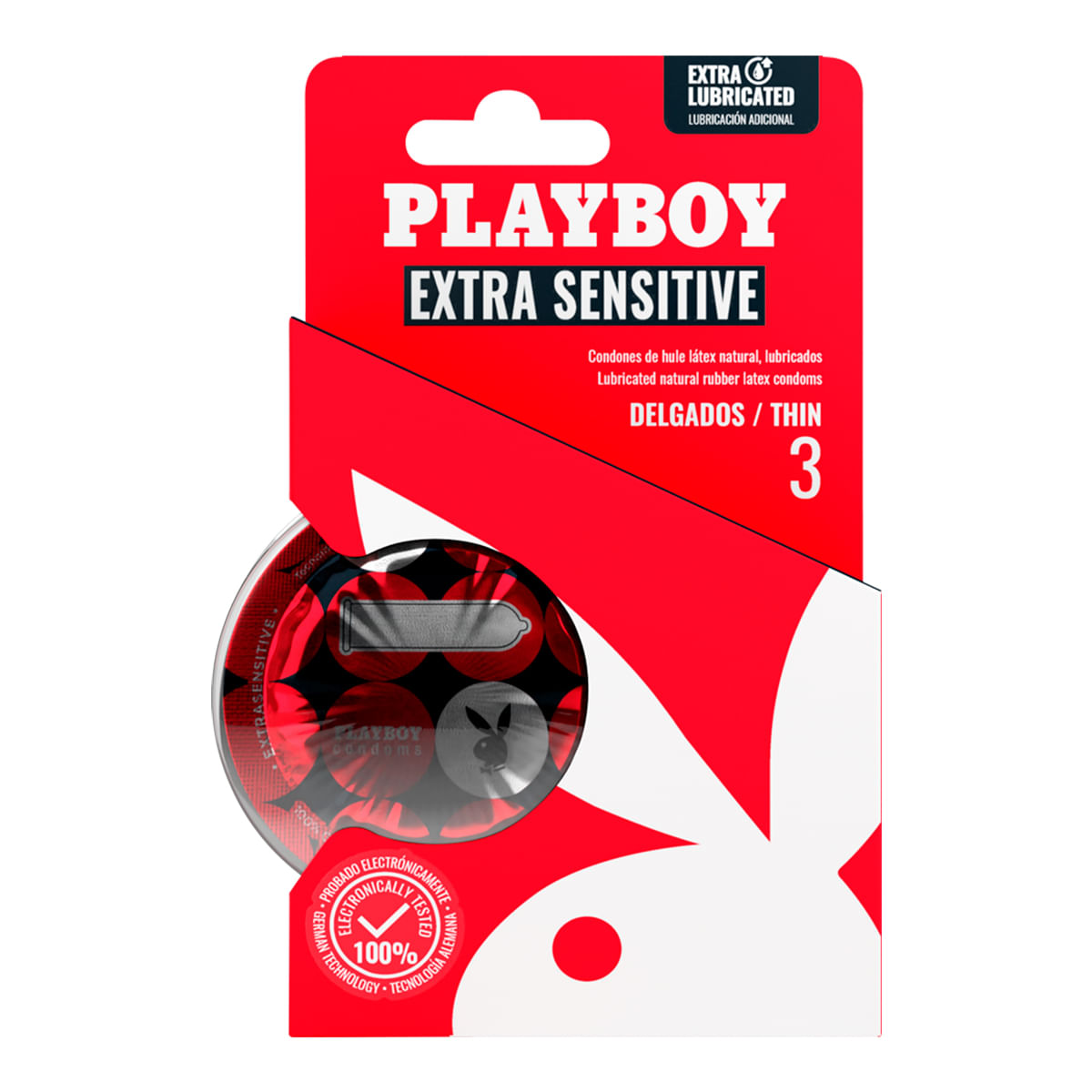 PRESERVATIVOS PLAYBOY EXTRA SENSITIVE C/3
