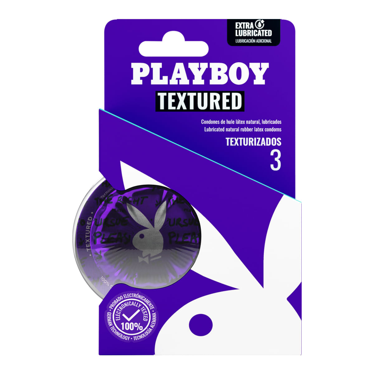 PRESERVATIVO PLAYBOY TEXTURED C/3