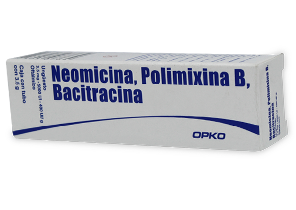 NEOMICINA-POLIMIXINA B -BACITRACINA UNGUENTO 3.5G (GI)