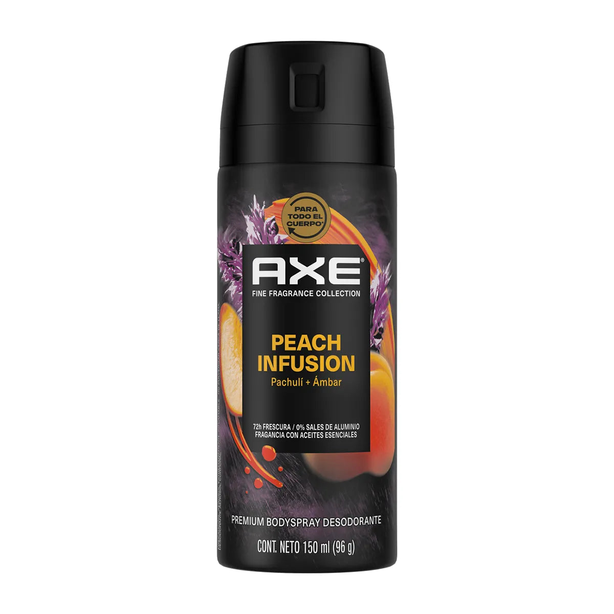 DESODORANTE AXE AEROSOL PEACH INFUSION 150ML
