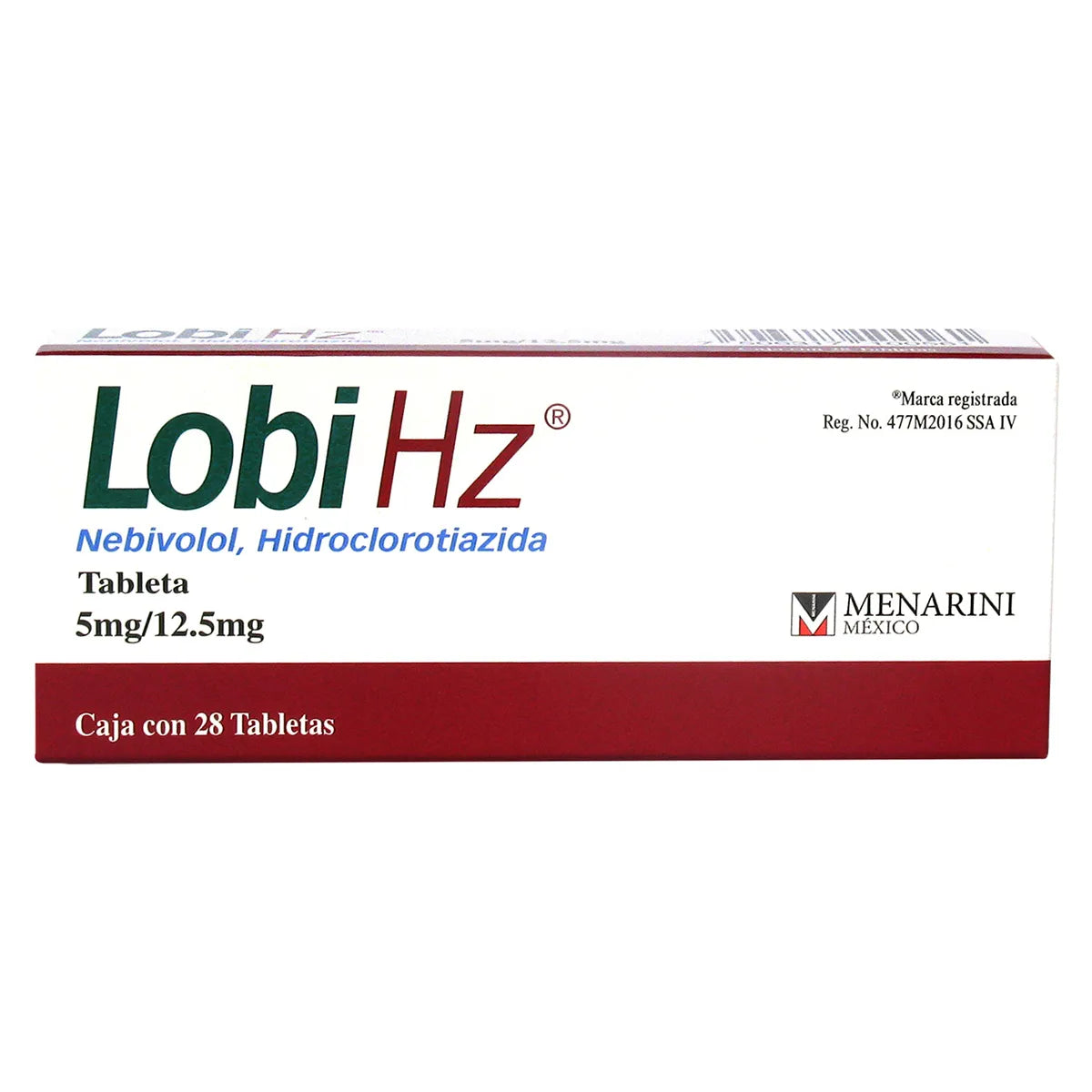 LOBI HZ 5/12.5MG TABLETAS C/28