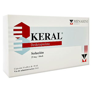 KERAL 25MG/10ML SOLUCION SOBRES C/10
