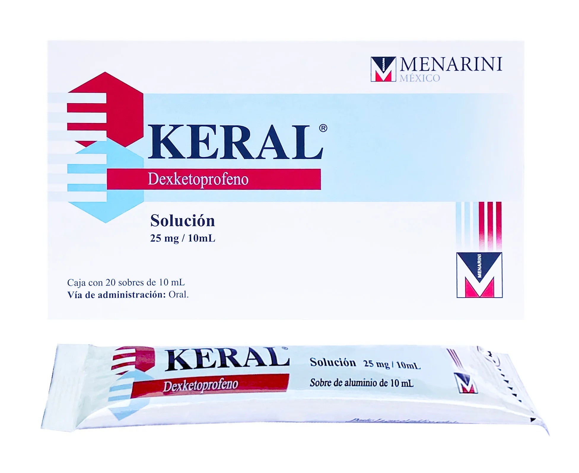 KERAL 25MG/10ML SOLUCION SOBRES C/20