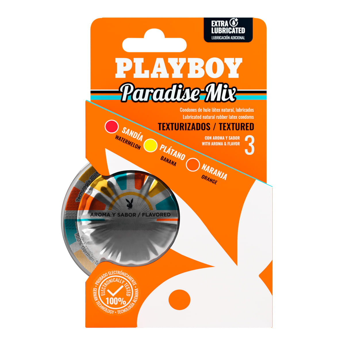 PRESERVATIVOS PLAYBOY PARADISE MIX C/3