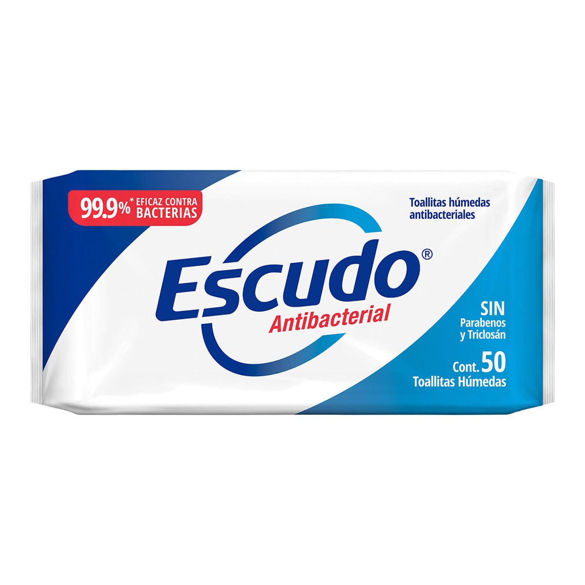 TOALLAS HUMEDAS ESCUDO ANTIBACTERIAL C/50