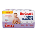 PAÑAL HUGGIES ULTCONF 3 NIÑA C/40