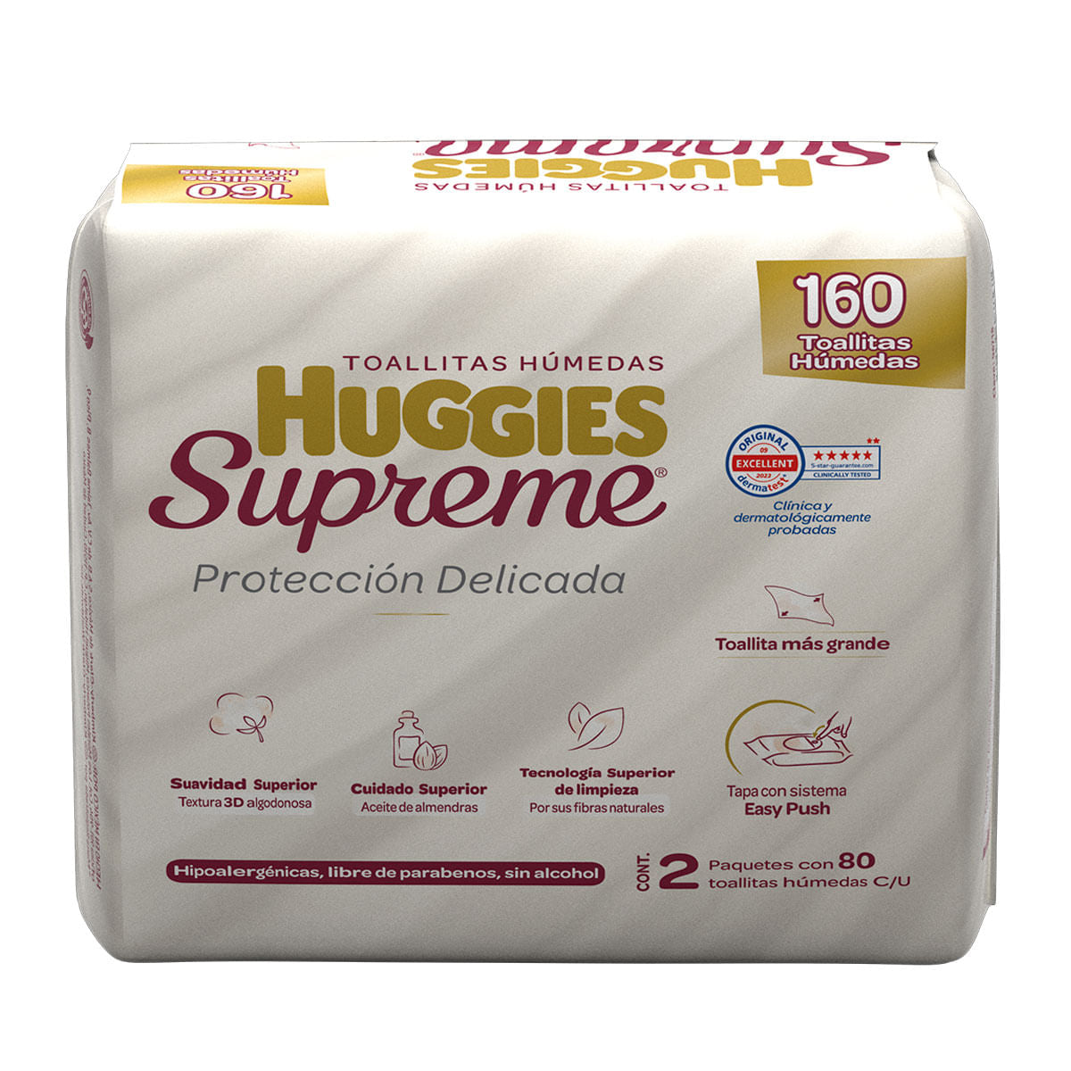 TOALLAS HUMEDAS HUGGIES SUPREME P&N 2PACK *
