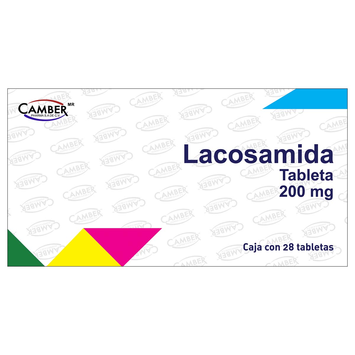 LACOSAMIDA CAMBER 200MG TABLETAS C/28 (GI)