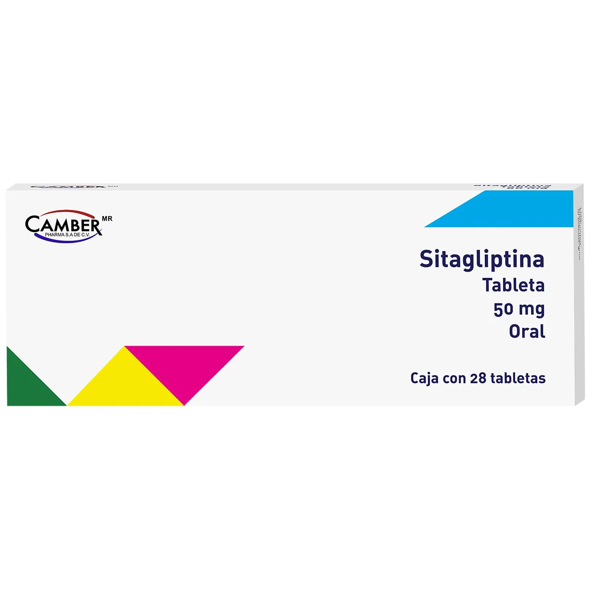 SITAGLIPTINA CAMBER 50MG TABLETAS C/28 (GI)