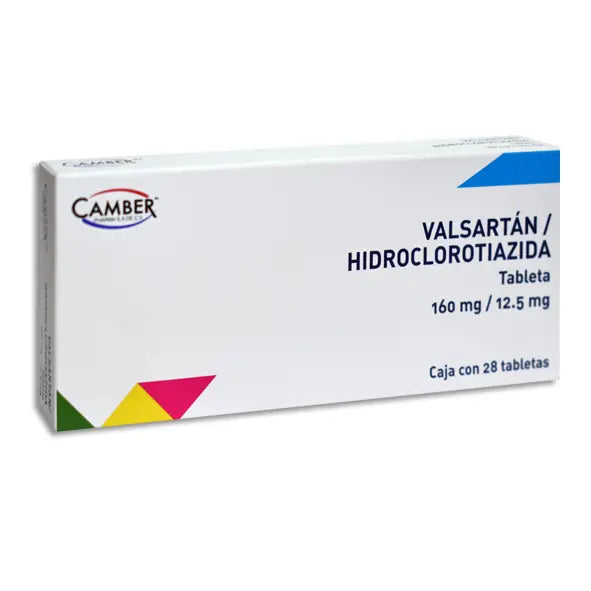 VALSARTAN/HIDRO CAMBER 160/12.5MG TAB C/28 (GI)