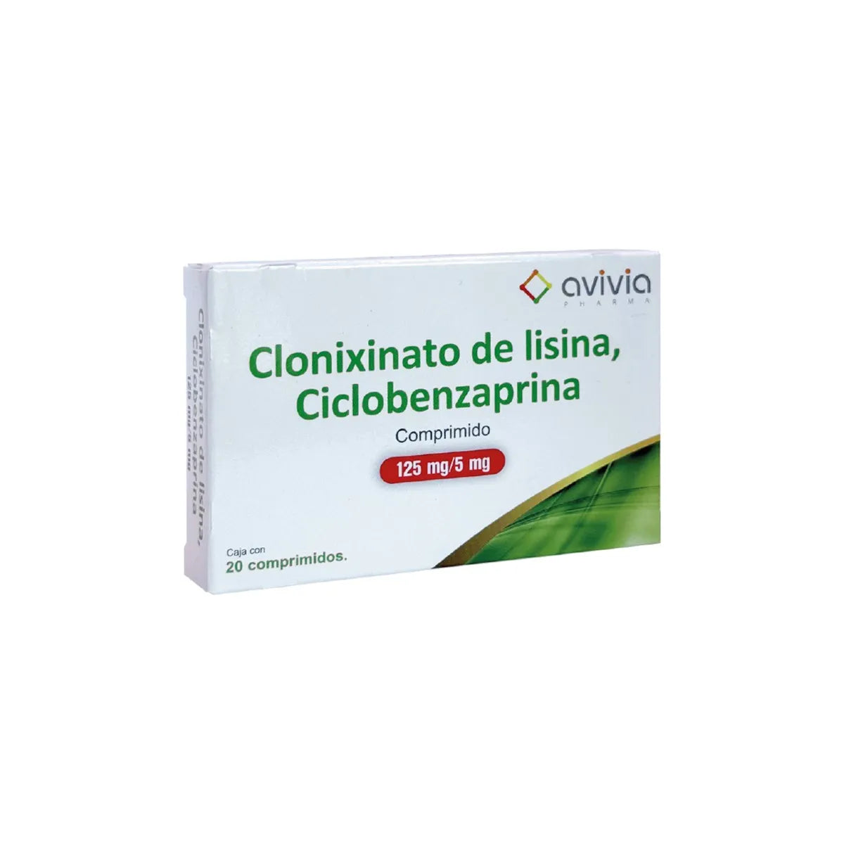 CLONIX LISINA/CICLOBE AVIVIA 125/5MG CPR C/20 (GI)