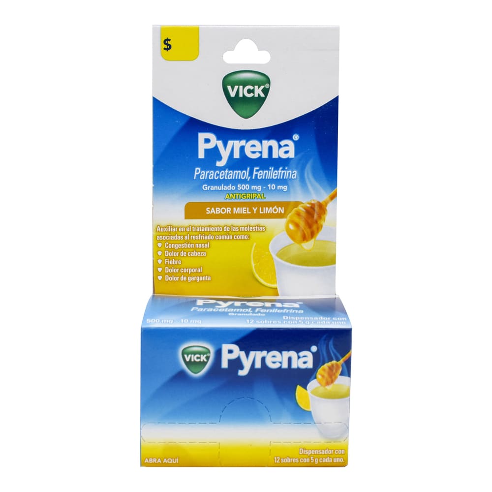 VICK PYRENA MIEL-LIMON 5G SOBRES C/1