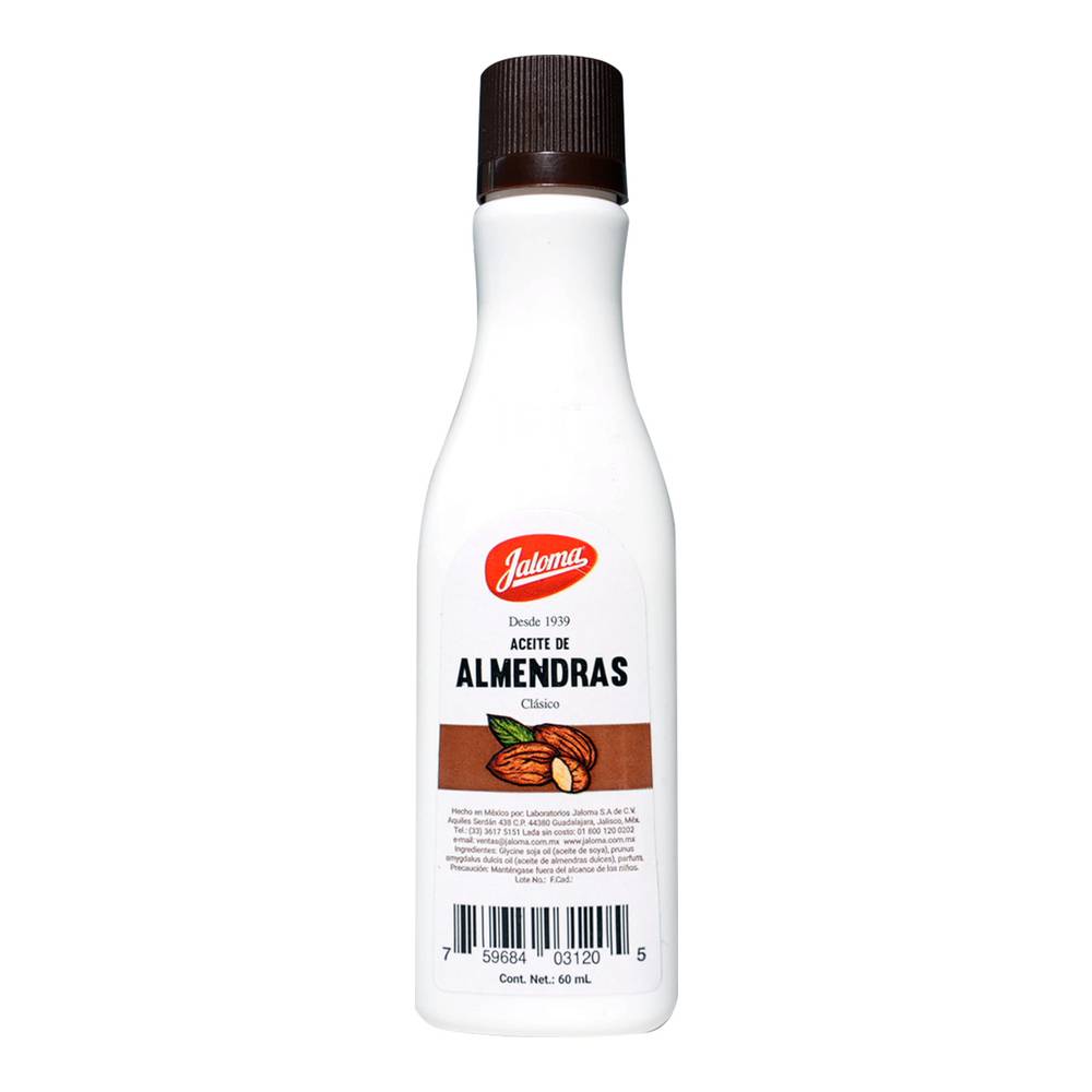 ACEITE DE ALMENDRAS JALOMA 60ML
