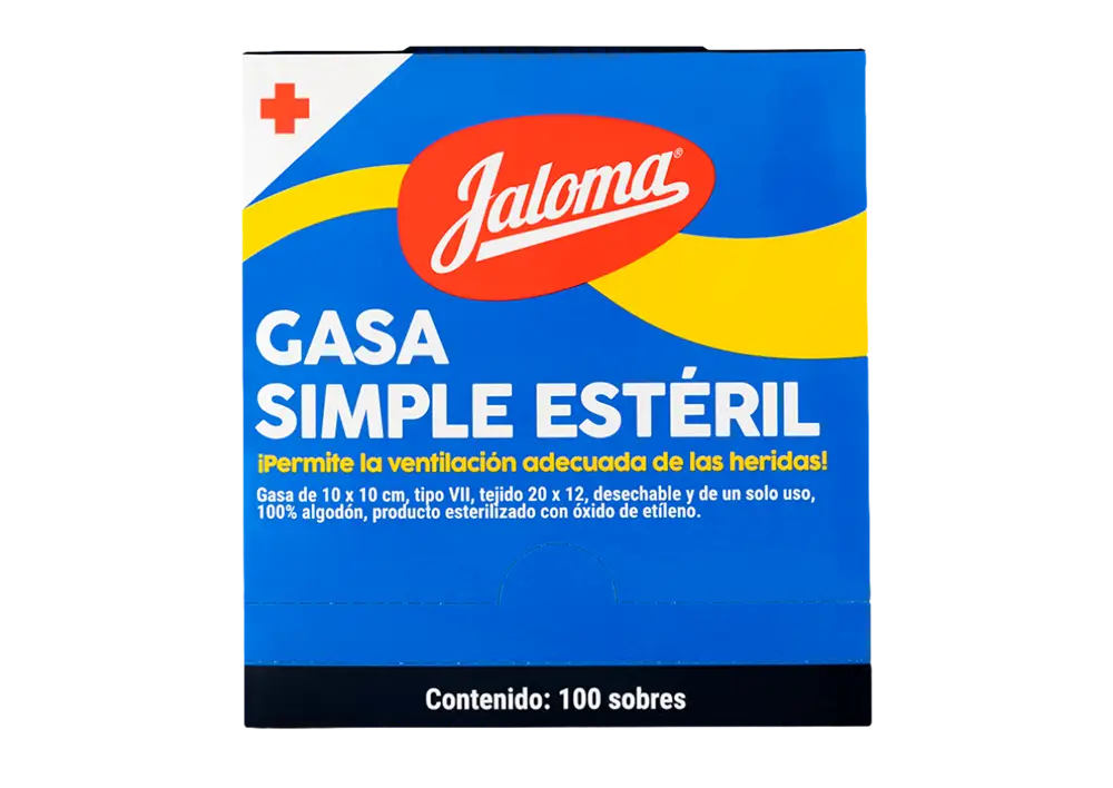 GASA JALOMA 10X10CM EXH C/100