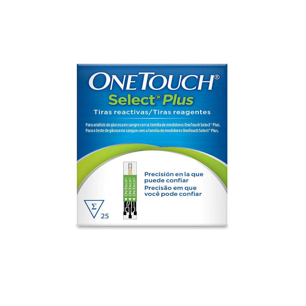 ONE TOUCH SELECT PLUS TIRAS REACTIVAS C/25